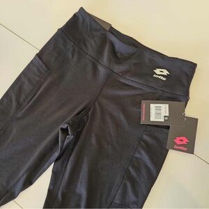 Lotto 7/8 black leggings size small‎